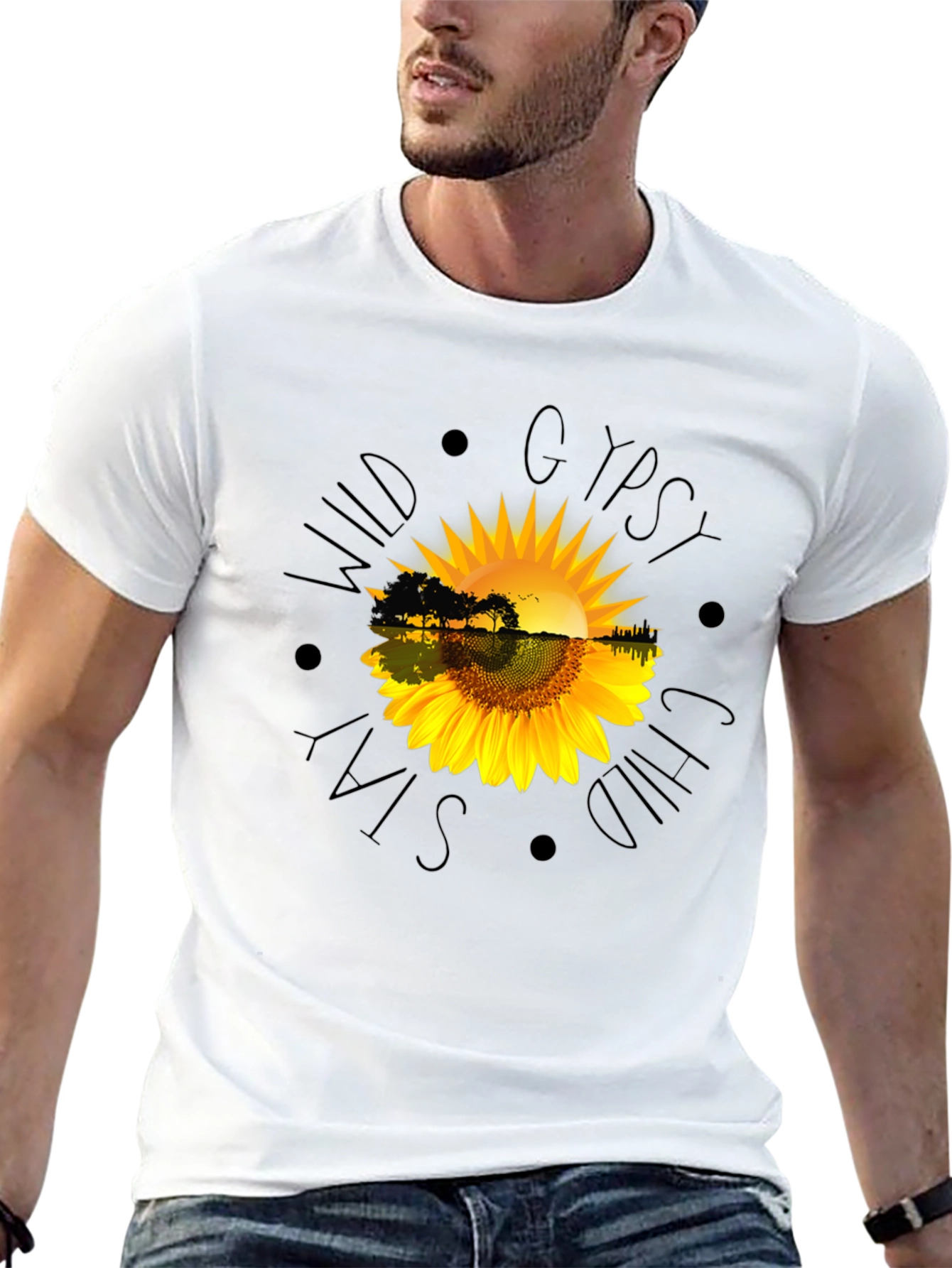 Wild Gypsy Soul Black Graphic T-Shirt