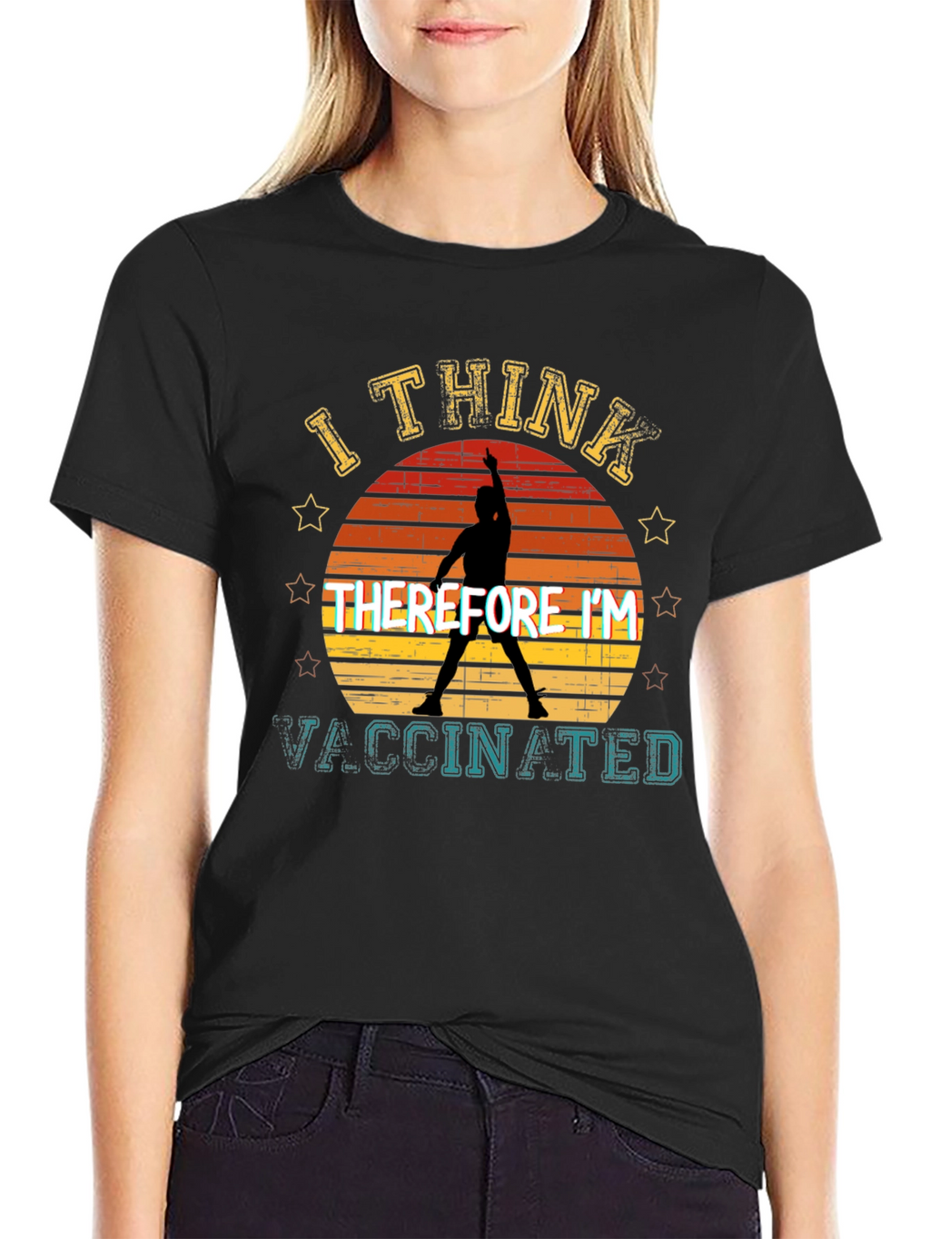 I Think Therefore Im Vaccinated T-Shirt