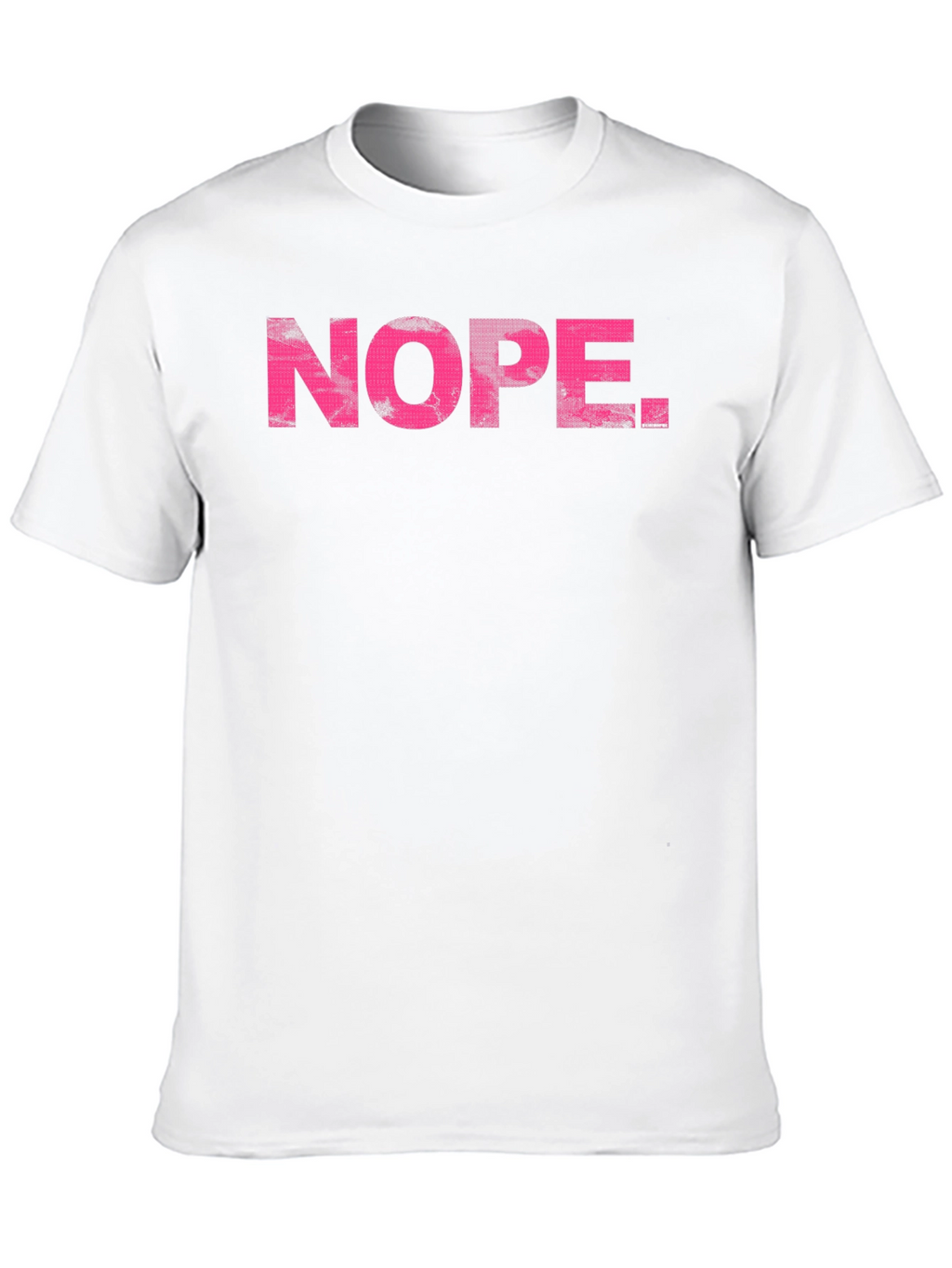 Nope Graphic Tee - Black T-Shirt for Men
