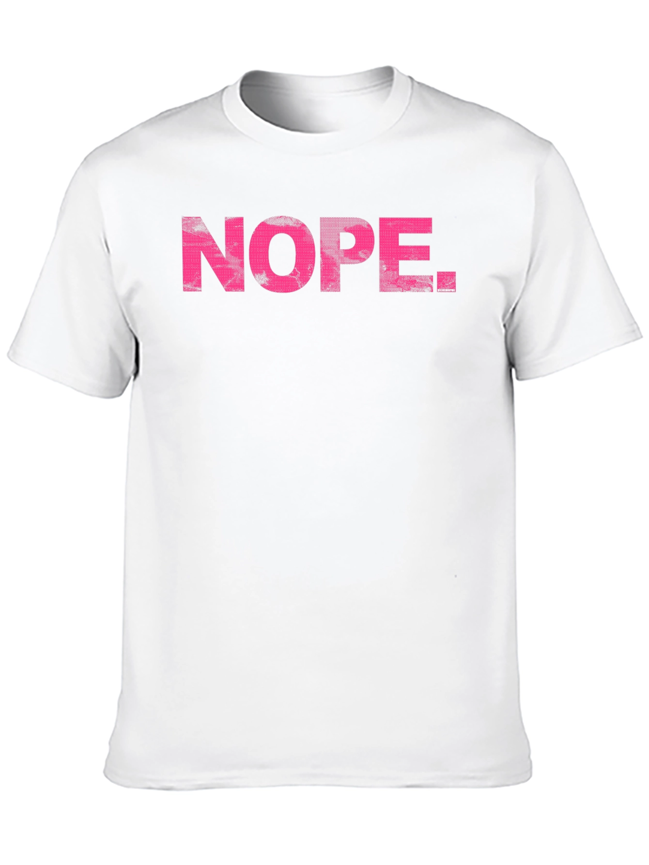 Nope Graphic Tee - Black T-Shirt for Men