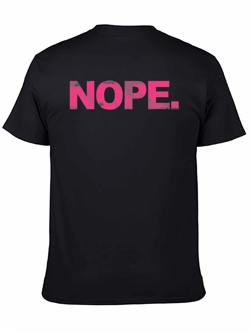 Nope Graphic Tee - Black T-Shirt for Men
