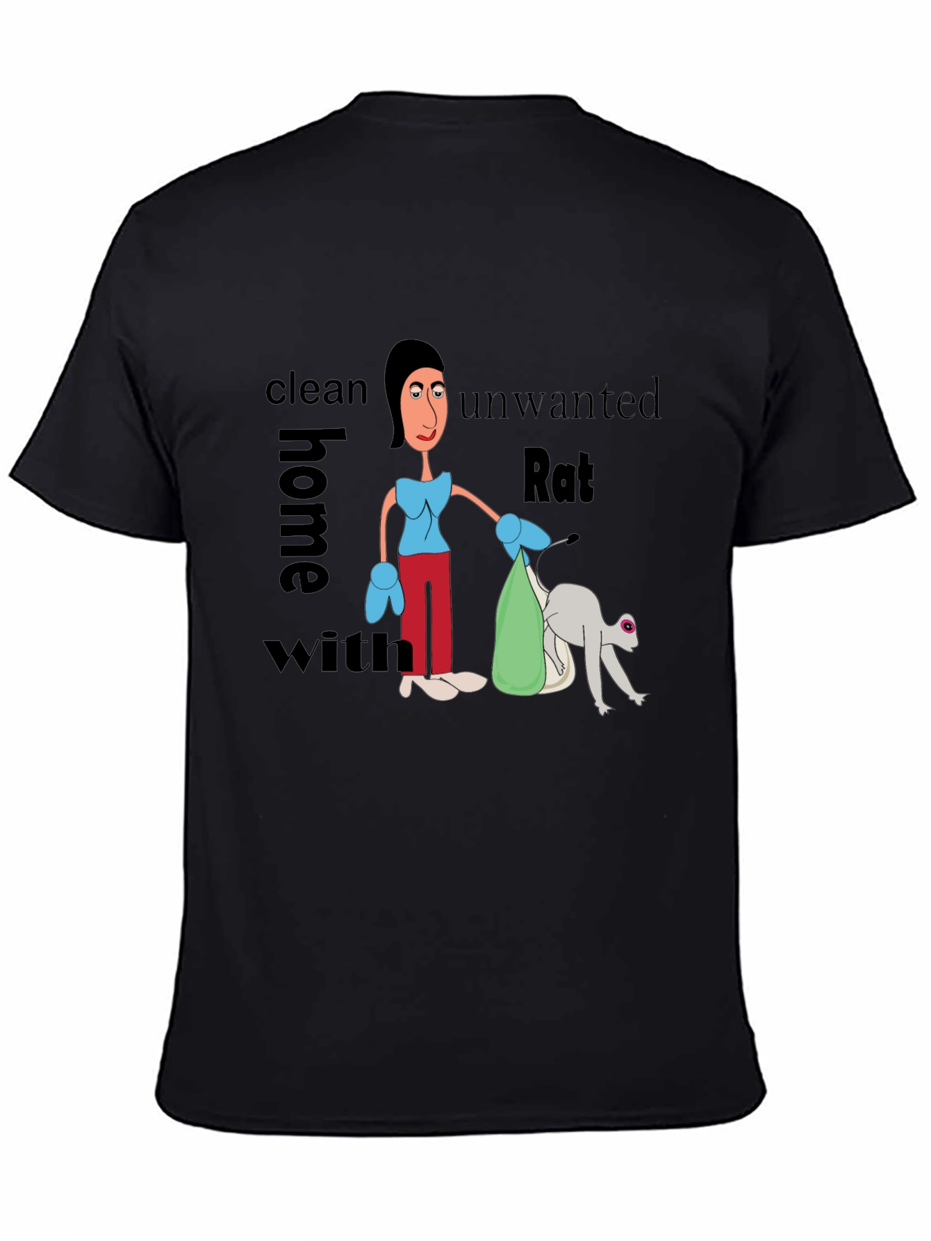 Funny Clean Home Rat T-Shirt