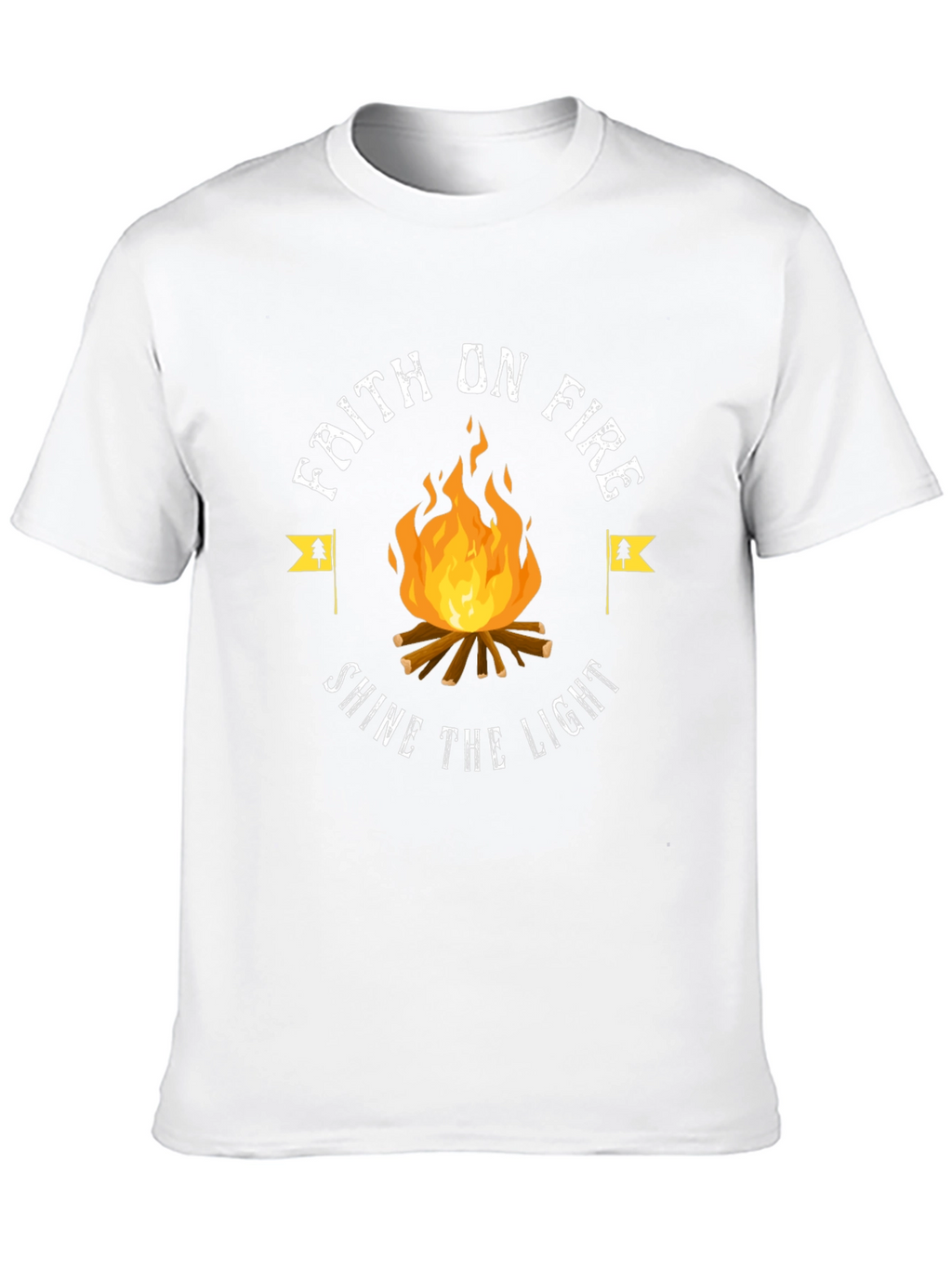 Faith On Fire Graphic Tee