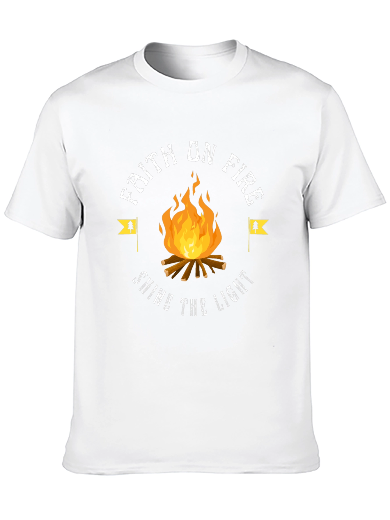 Faith On Fire Graphic Tee