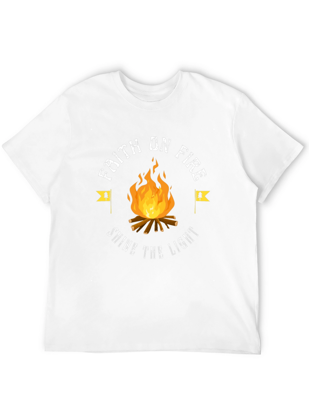 Faith On Fire Graphic Tee