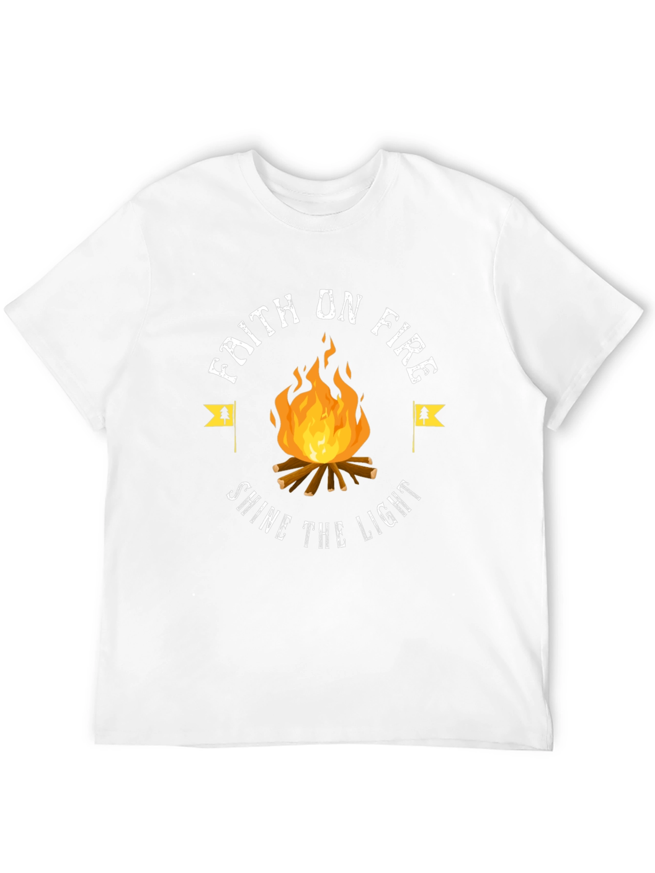 Faith On Fire Graphic Tee