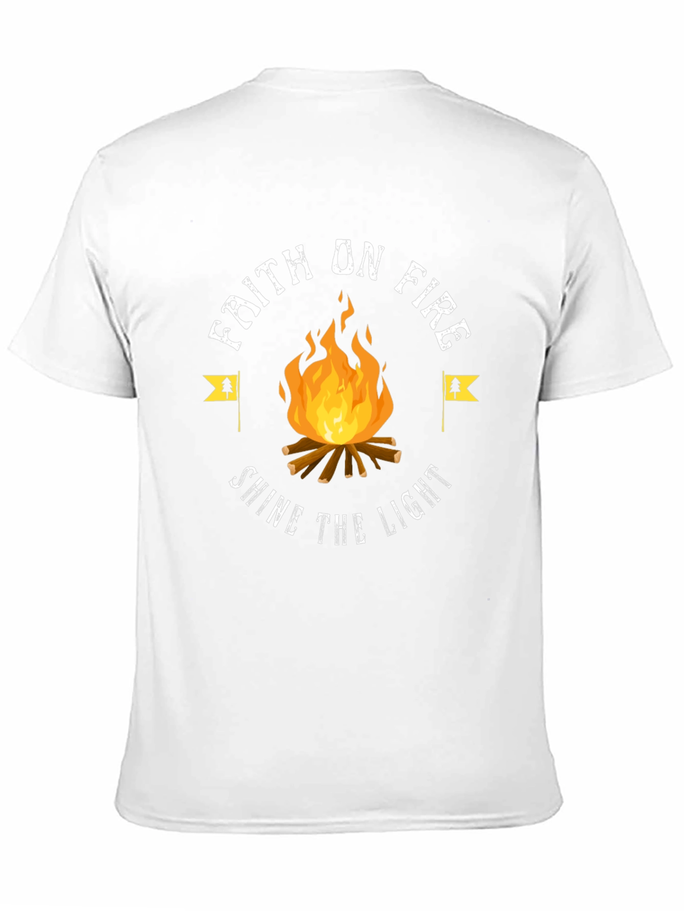 Faith On Fire Graphic Tee