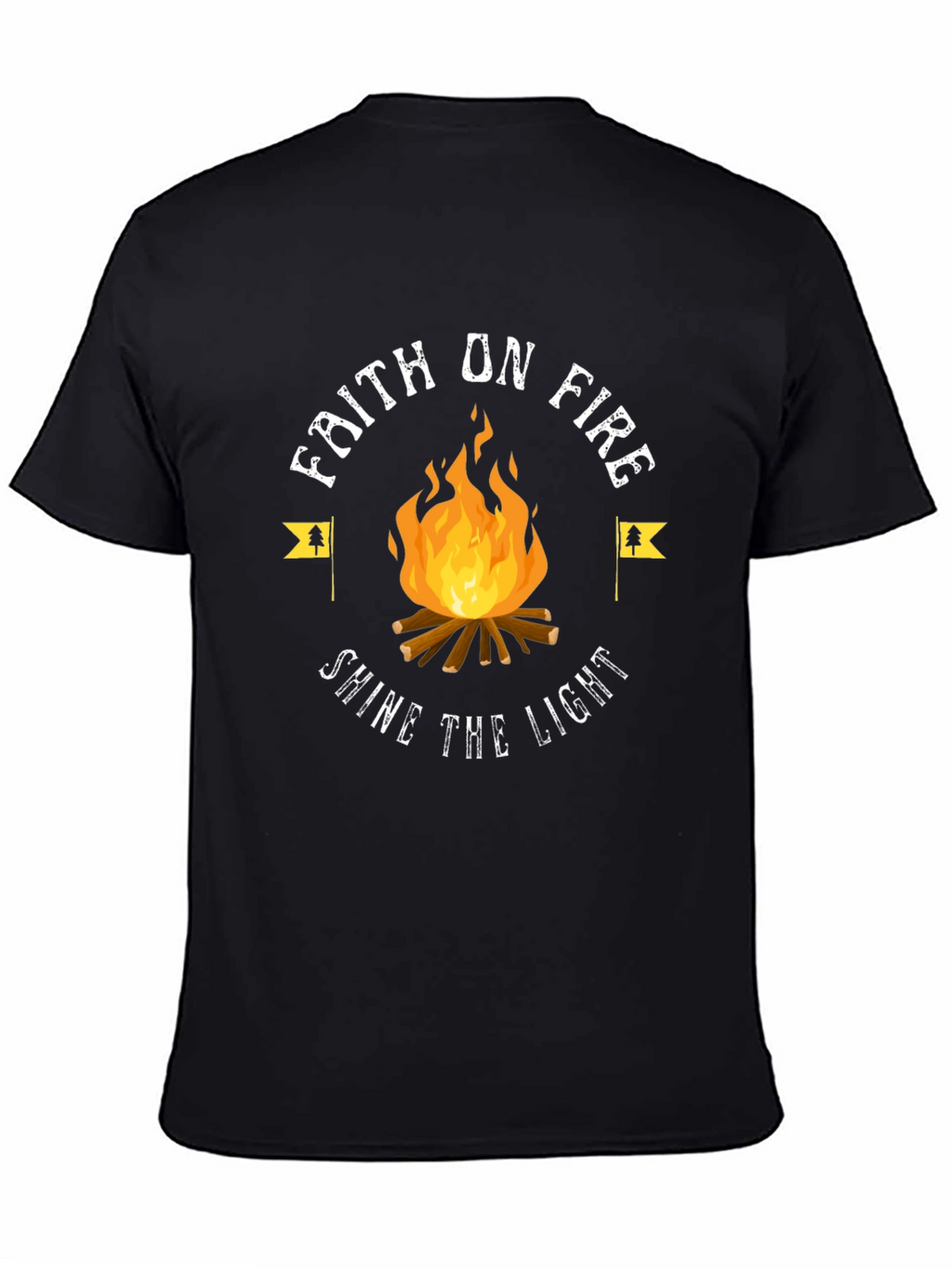 Faith On Fire Graphic Tee