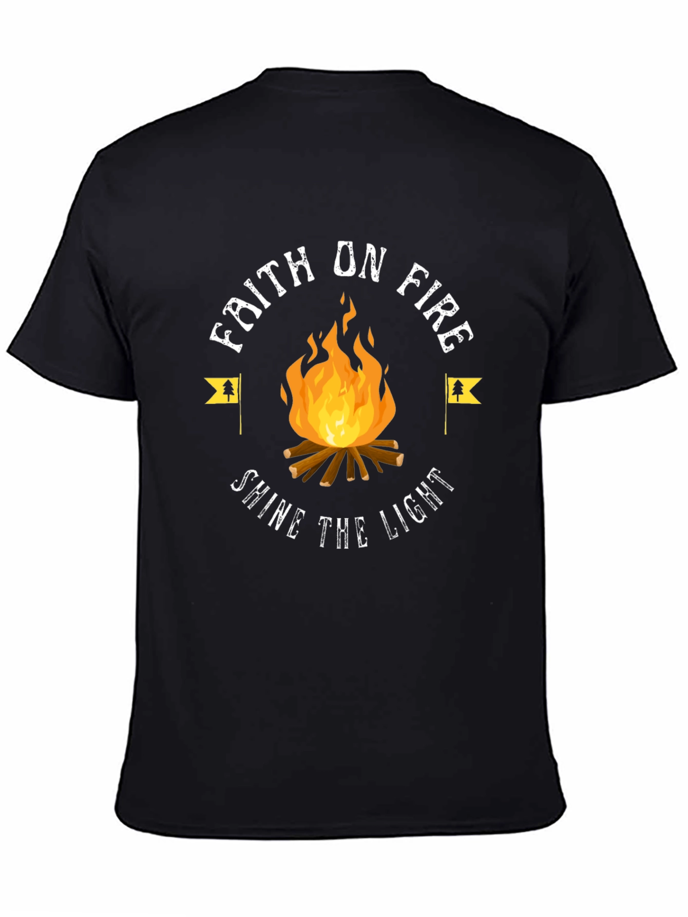 Faith On Fire Graphic Tee