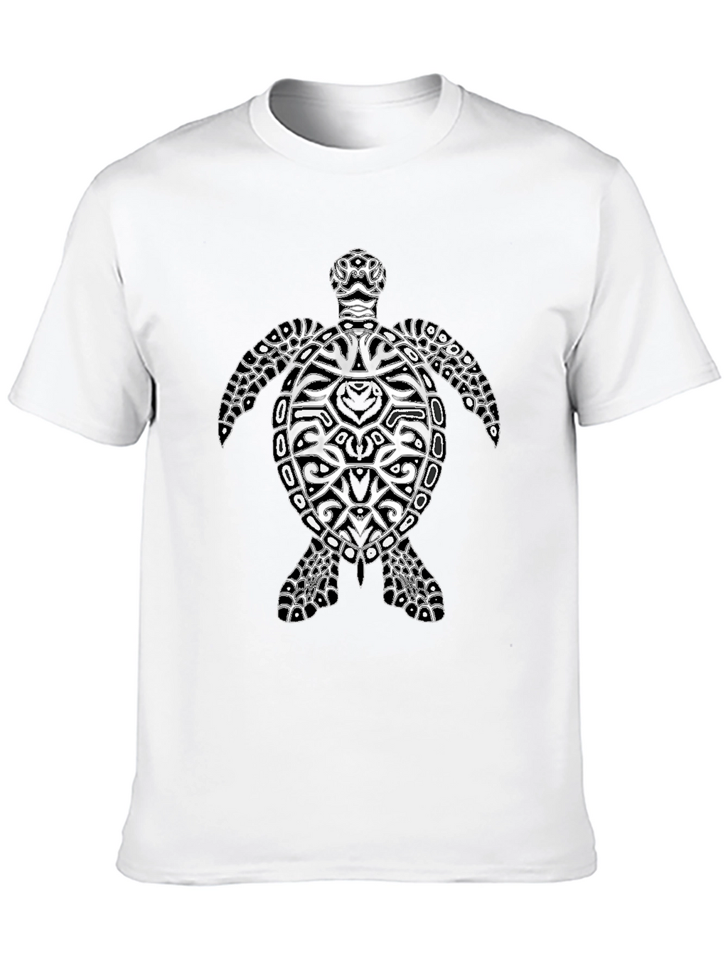 Turtle Graphic Black Tee