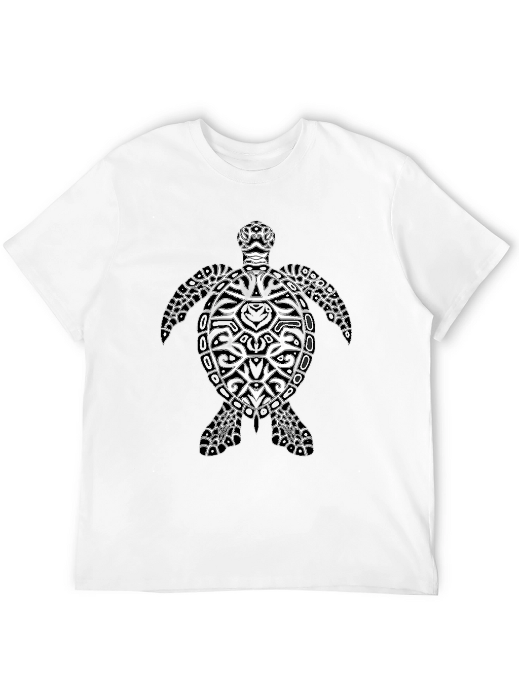 Turtle Graphic Black Tee