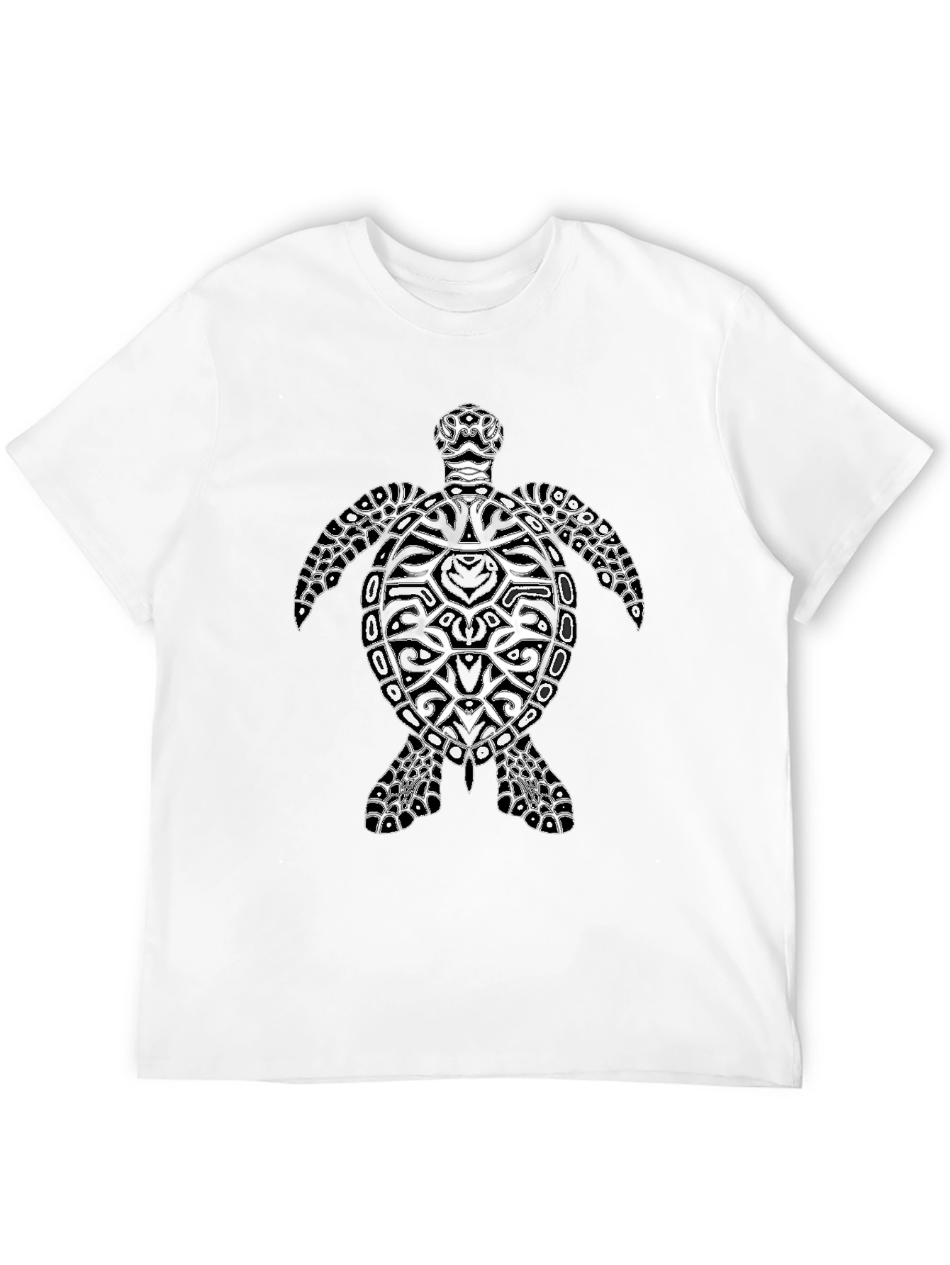 Turtle Graphic Black Tee