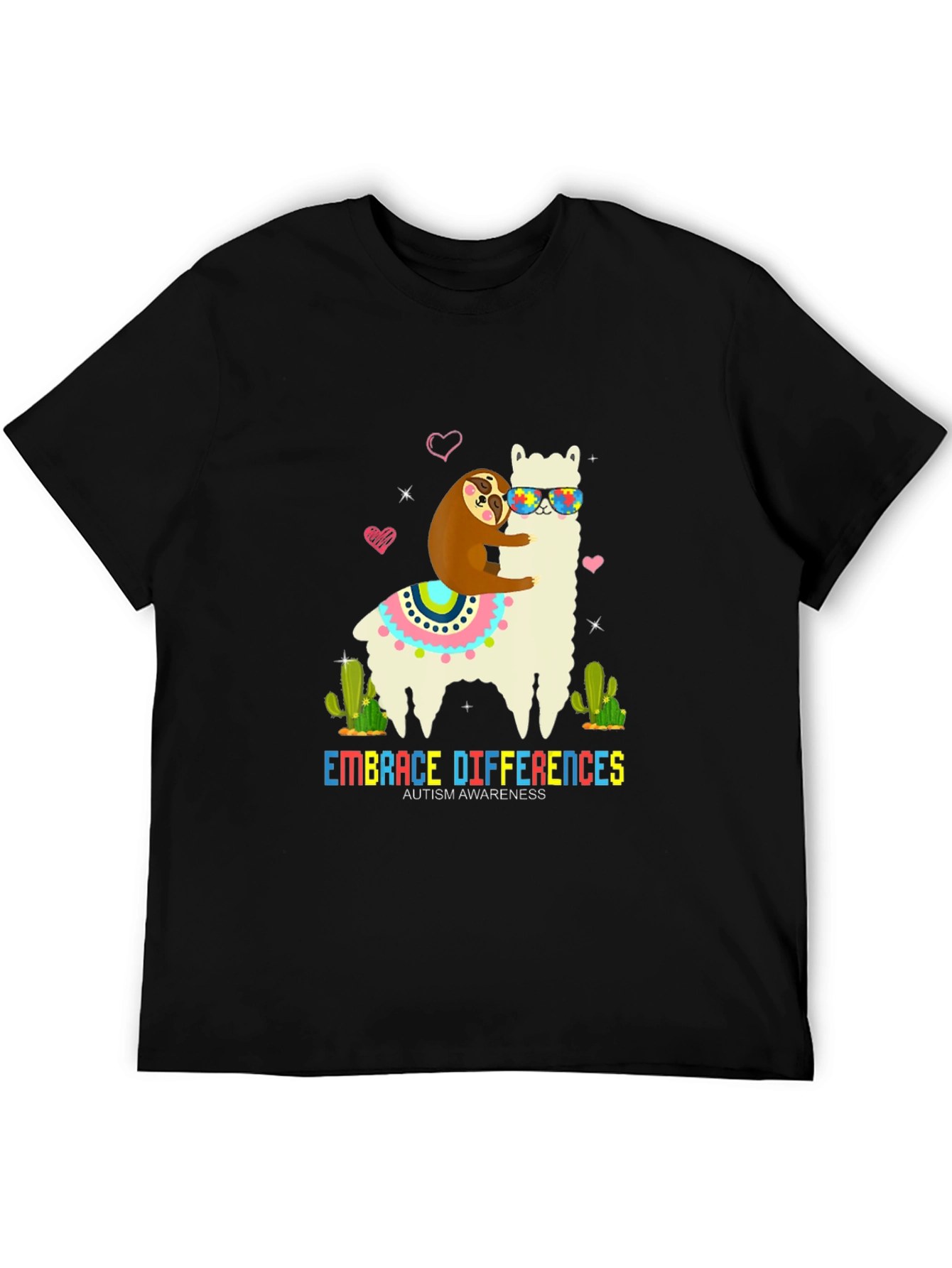 Embrace Differences Autism Awareness T-Shirt