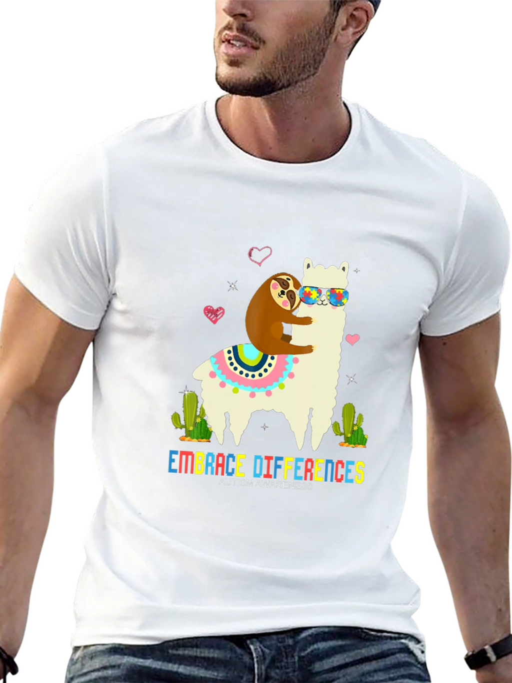 Embrace Differences Autism Awareness T-Shirt