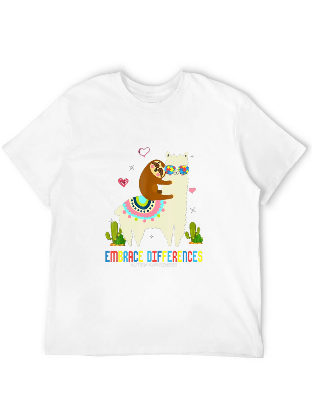 Embrace Differences Autism Awareness T-Shirt