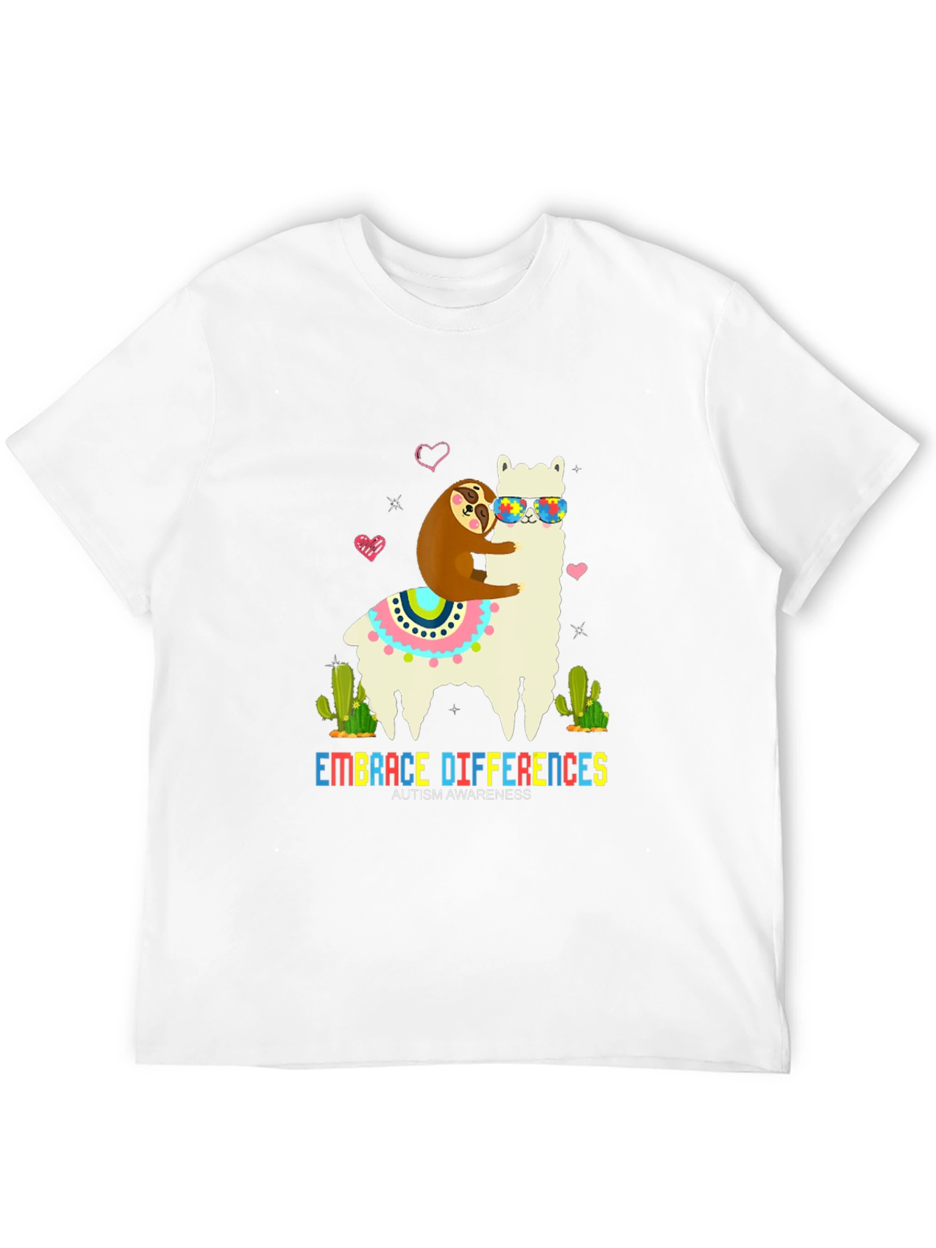 Embrace Differences Autism Awareness T-Shirt