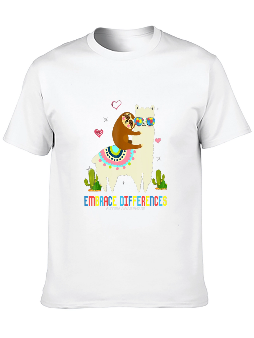Embrace Differences Autism Awareness T-Shirt