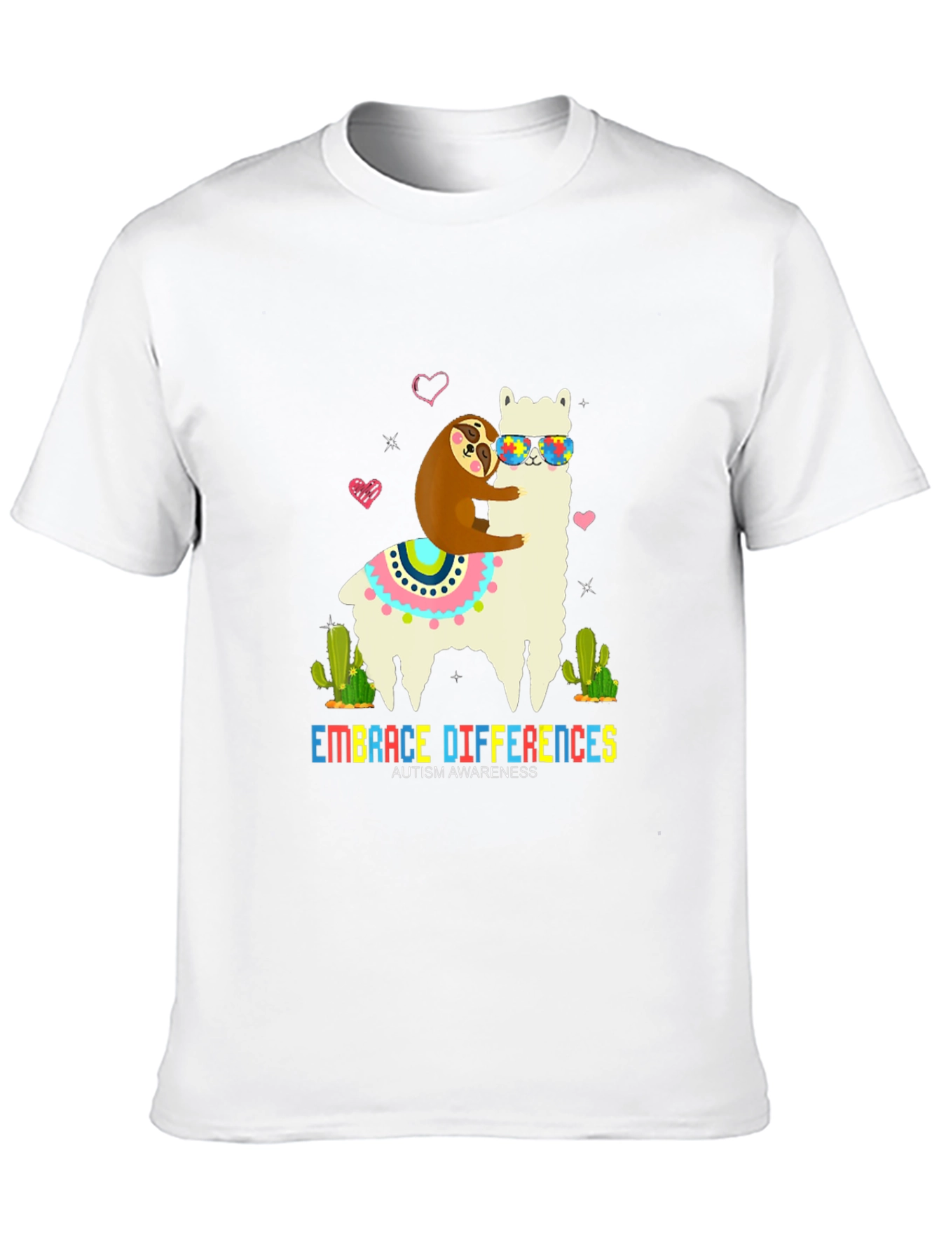 Embrace Differences Autism Awareness T-Shirt