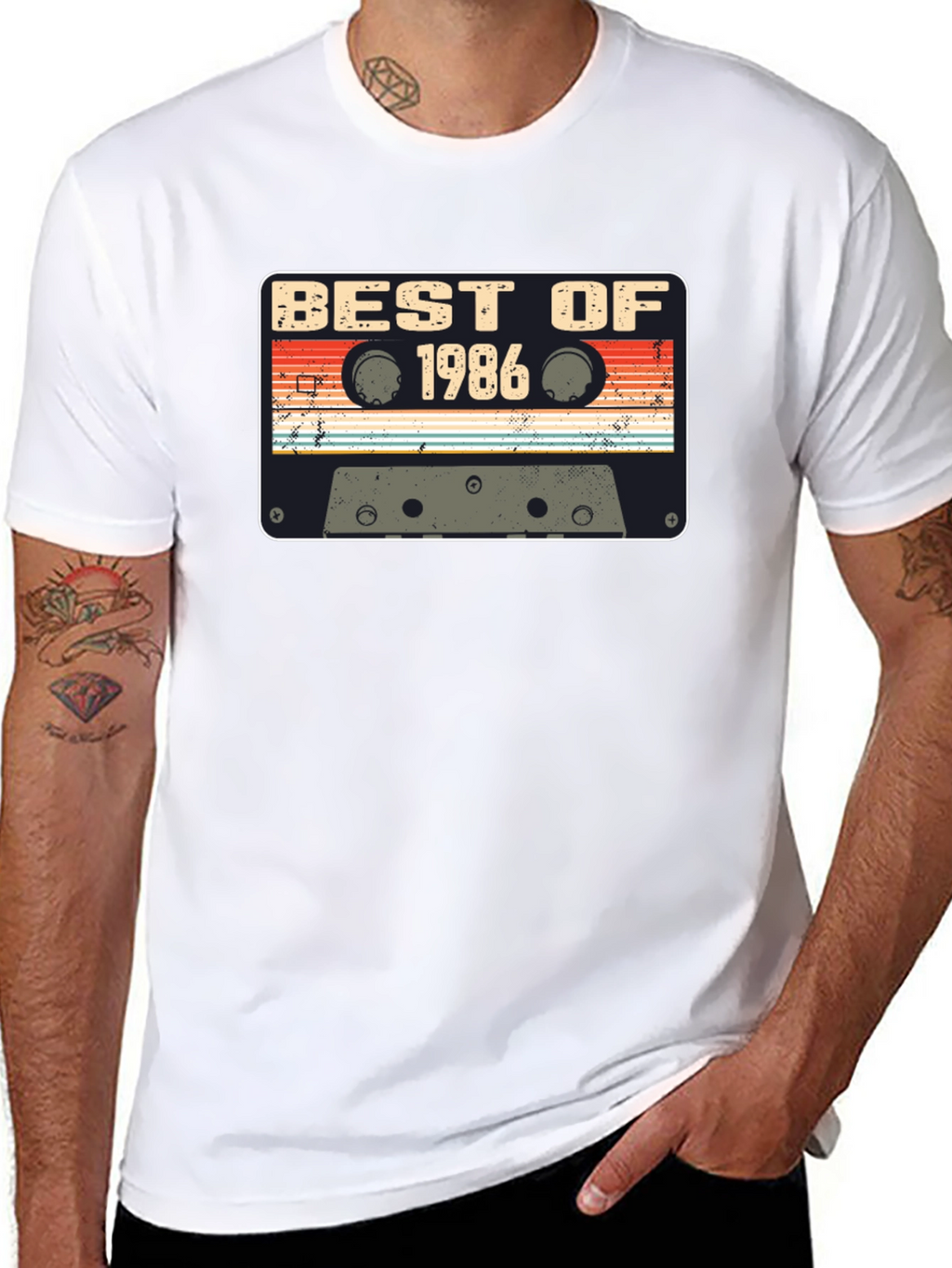 Best of 1986 Cassette Tape Graphic T-Shirt