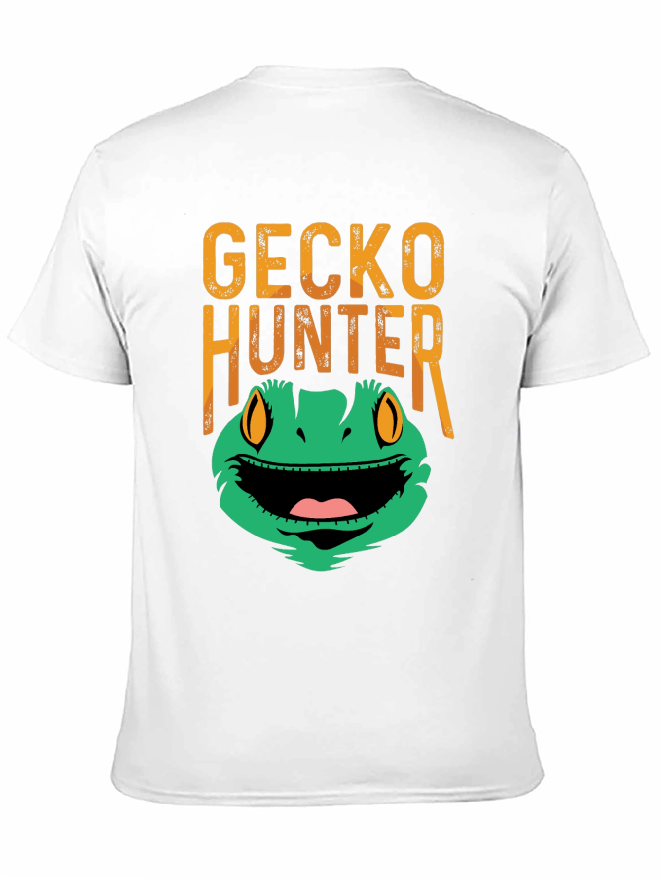 Gecko Hunter Funny Graphic Tee