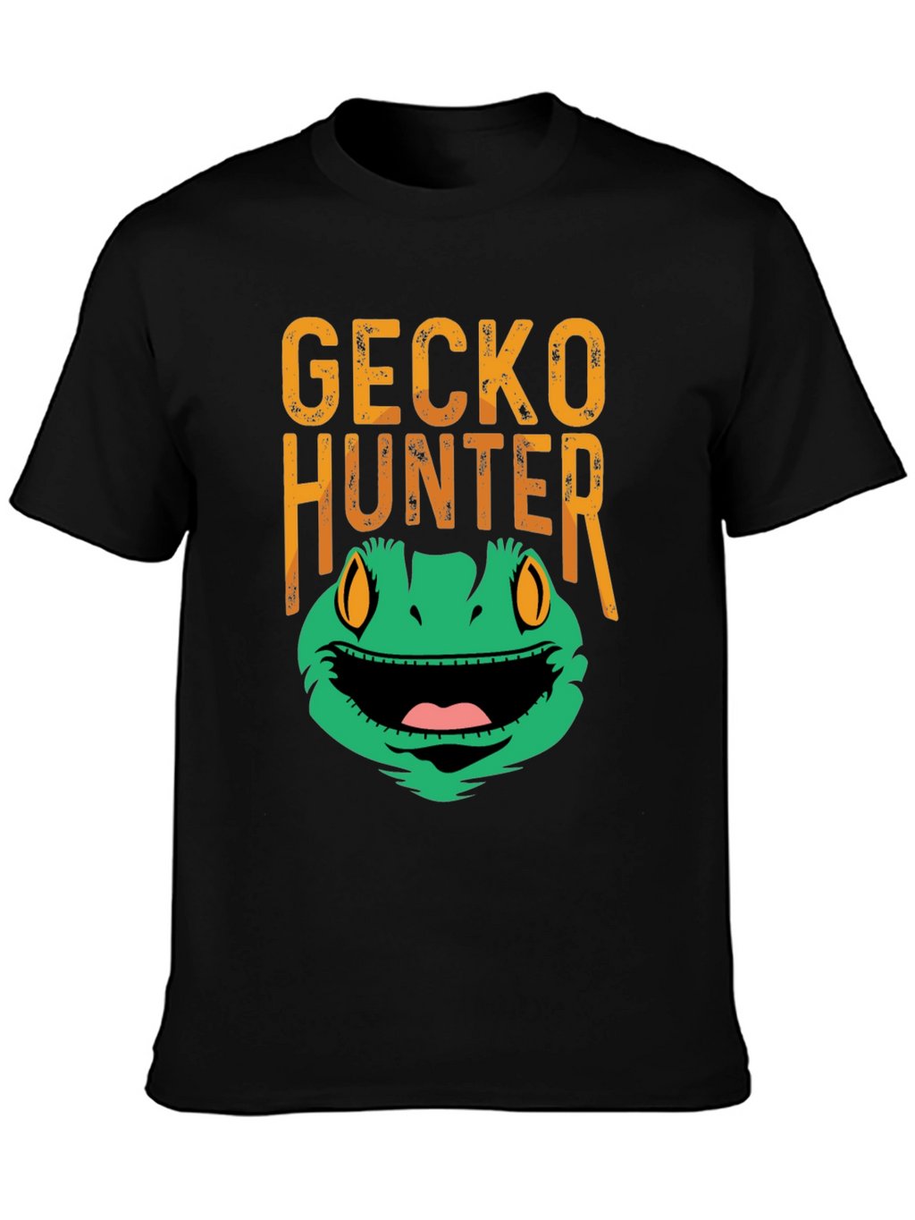 Gecko Hunter Funny Graphic Tee