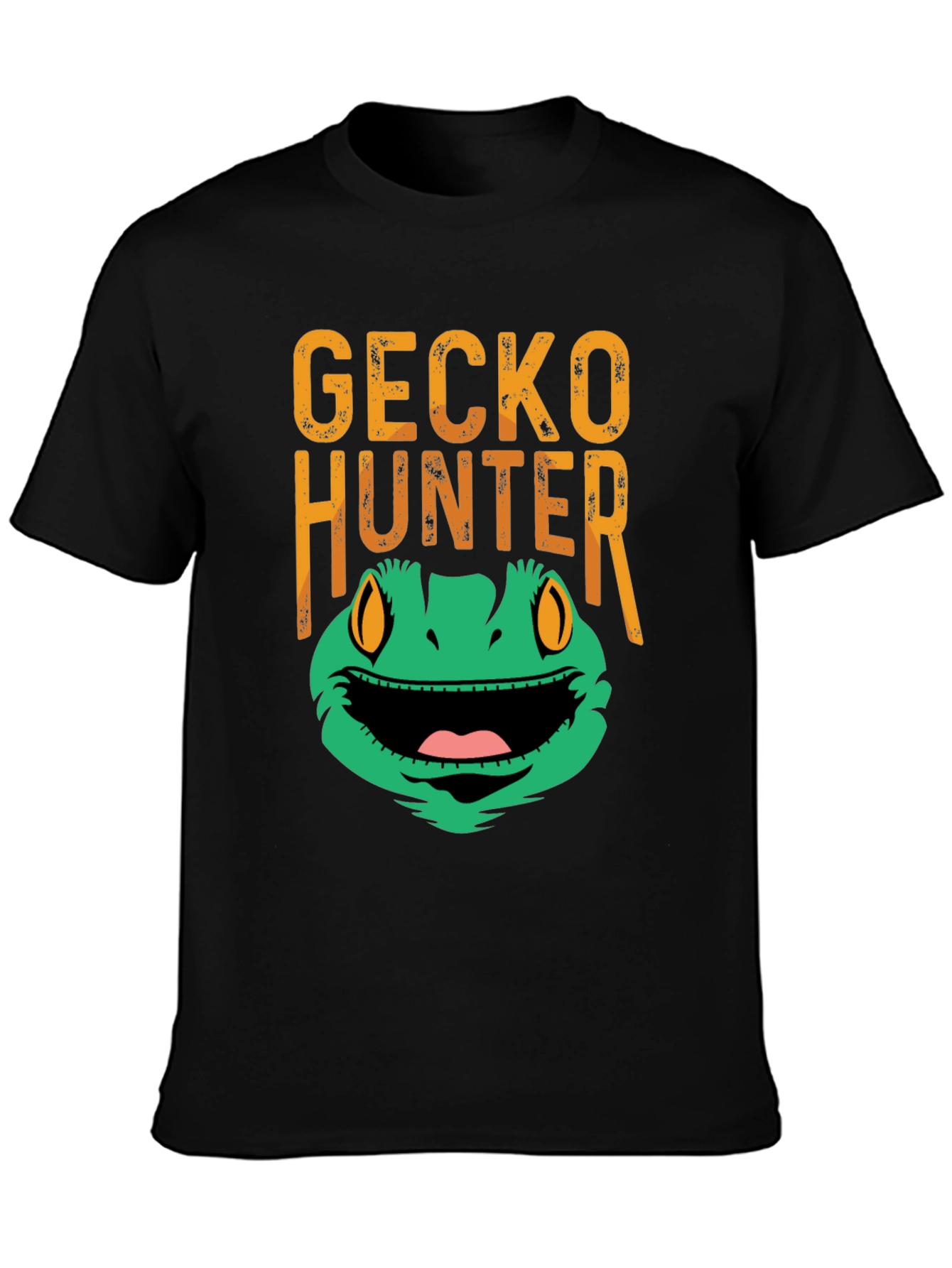 Gecko Hunter Funny Graphic Tee