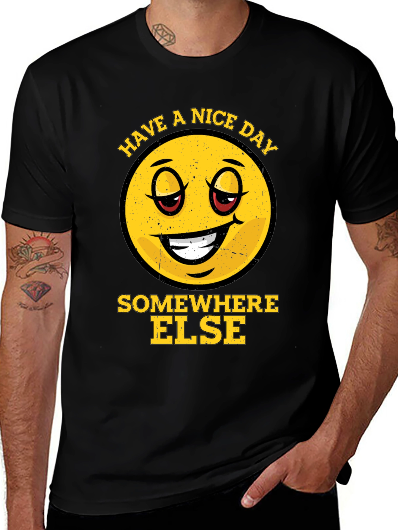 Have a Nice Day Somewhere Else Graphic Tee