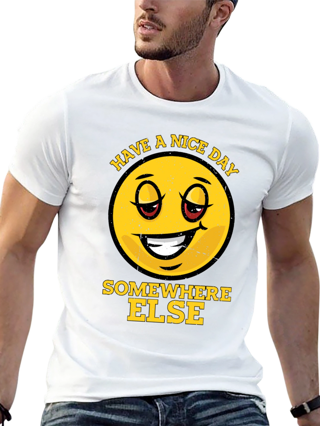 Have a Nice Day Somewhere Else Graphic Tee