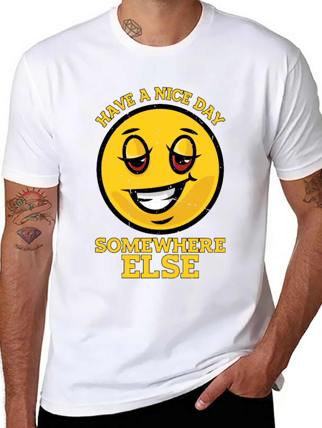 Have a Nice Day Somewhere Else Graphic Tee