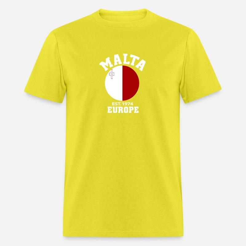 Malta Europe Est 1974 Patriotic Flag T Shirt