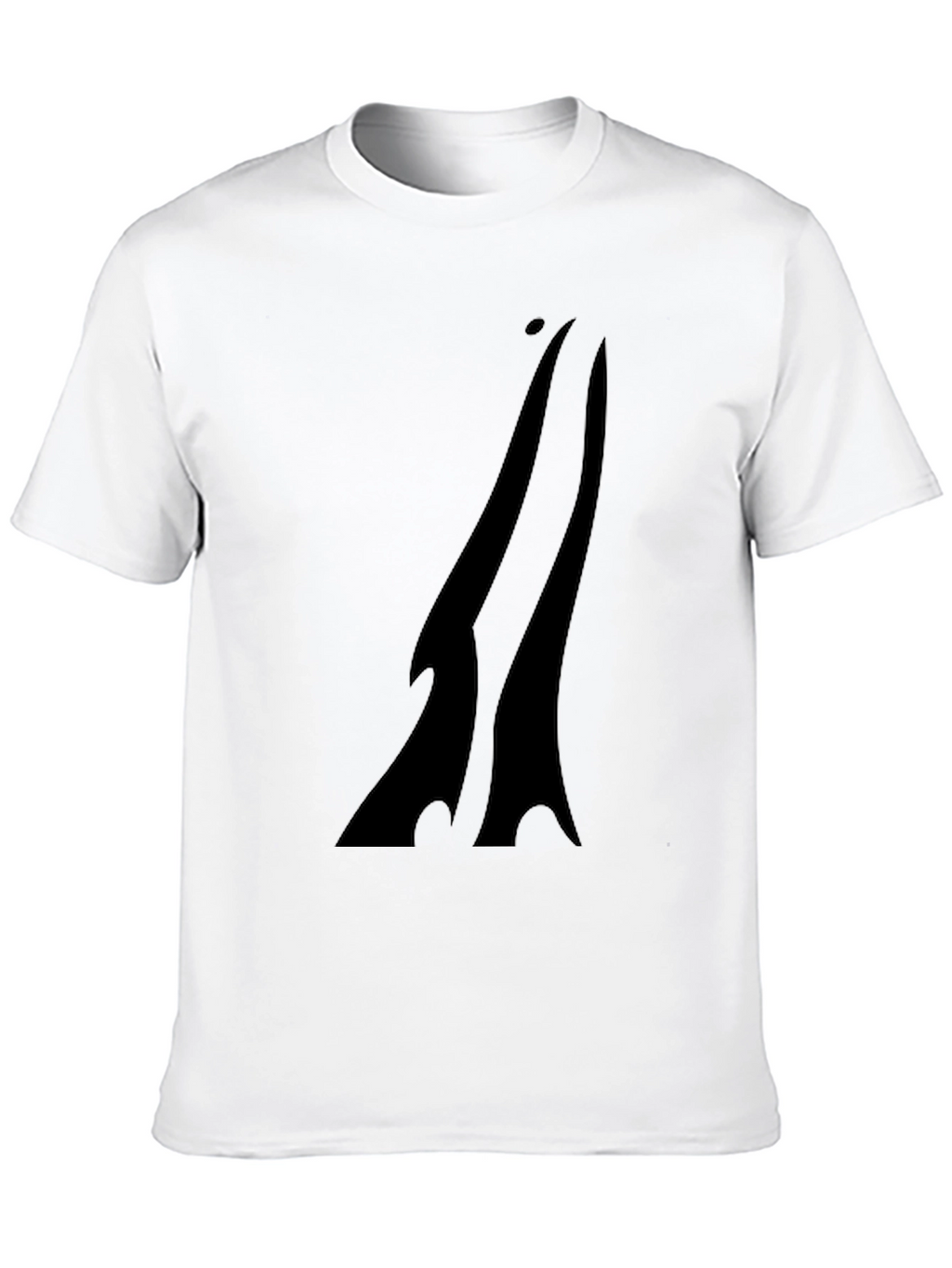 Mens Black Graphic Print T-Shirt