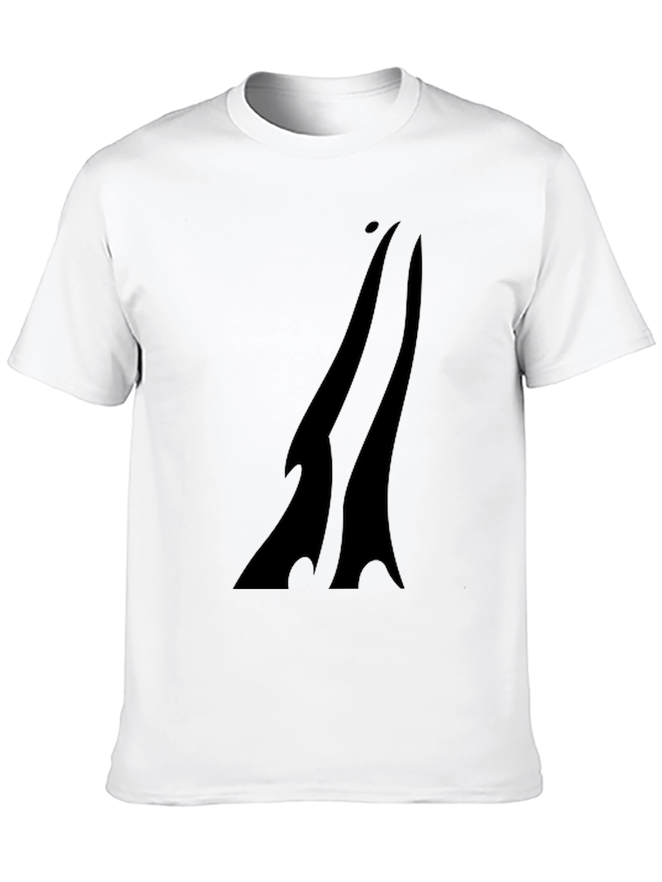 Mens Black Graphic Print T-Shirt