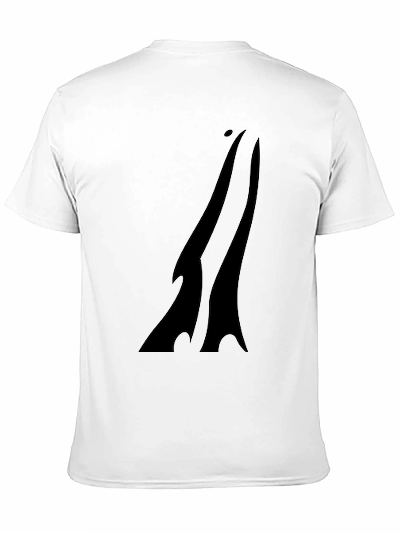 Mens Black Graphic Print T-Shirt