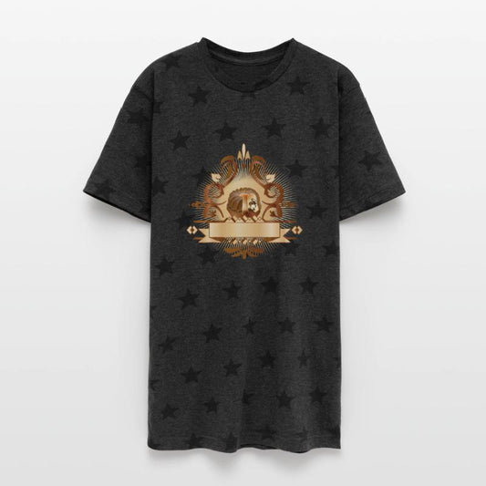 Marble cake motif decorated with ornaments