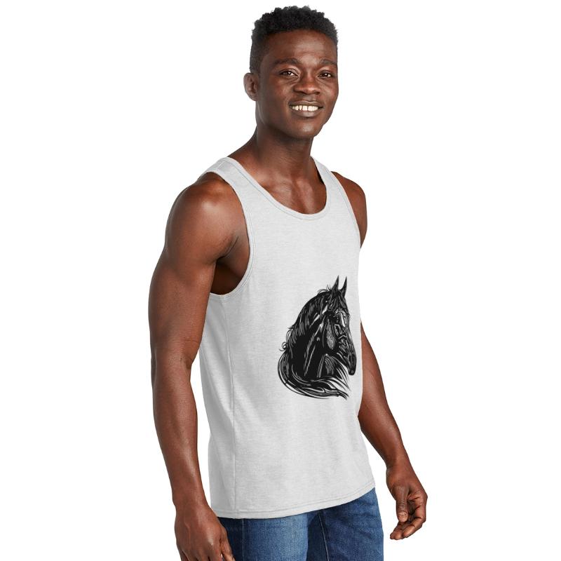 Mares Horse Portrait With Beautiful Mane