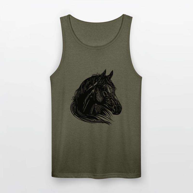 Mares Horse Portrait With Beautiful Mane