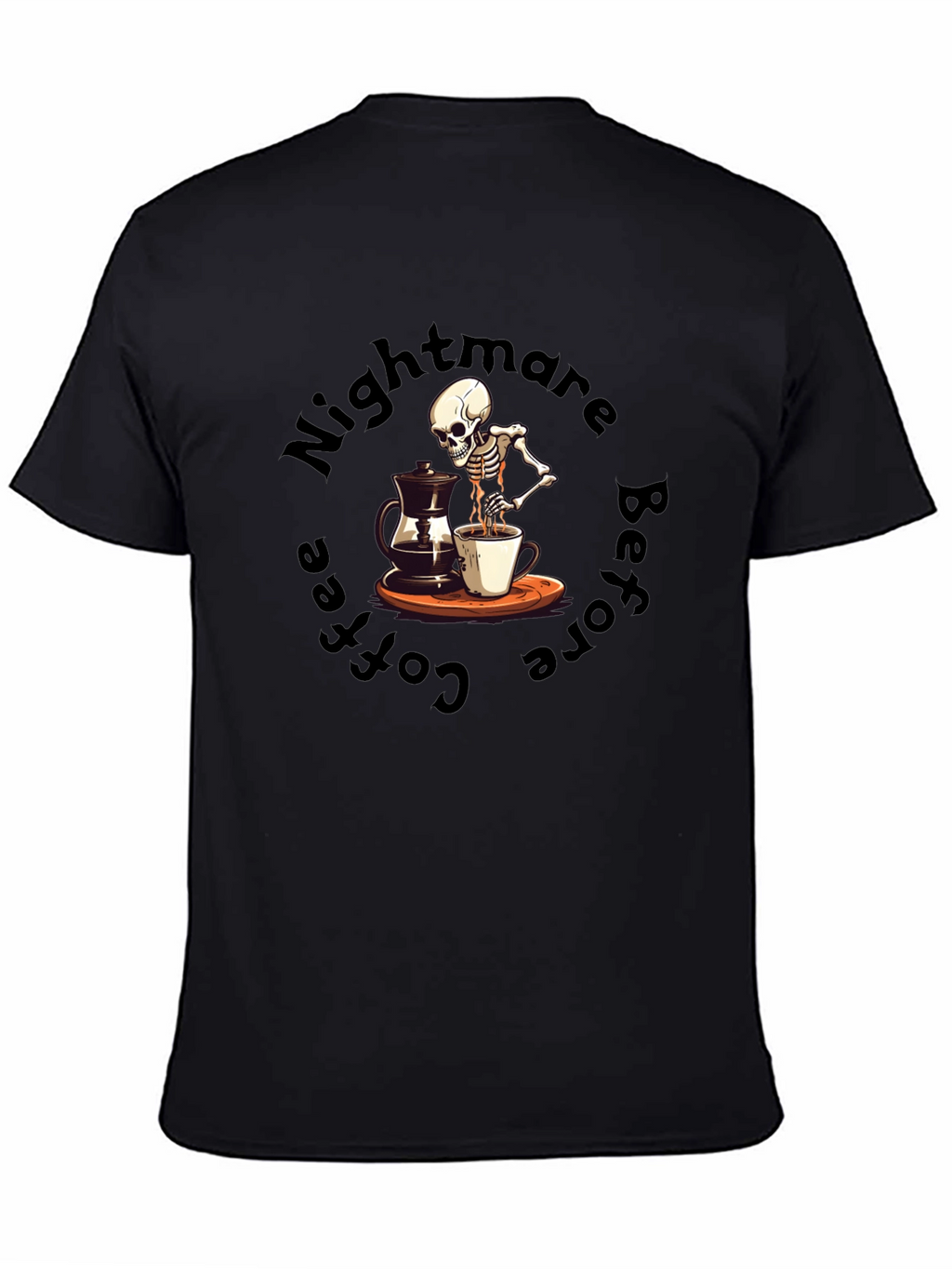 Nightmare Before Coffee T-Shirt - Skeleton Brew