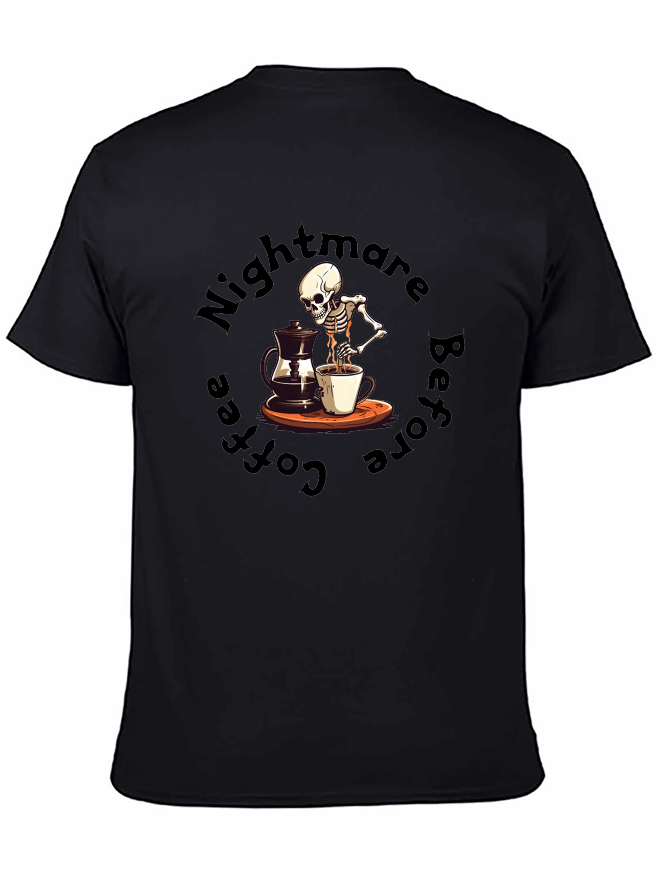 Nightmare Before Coffee T-Shirt - Skeleton Brew