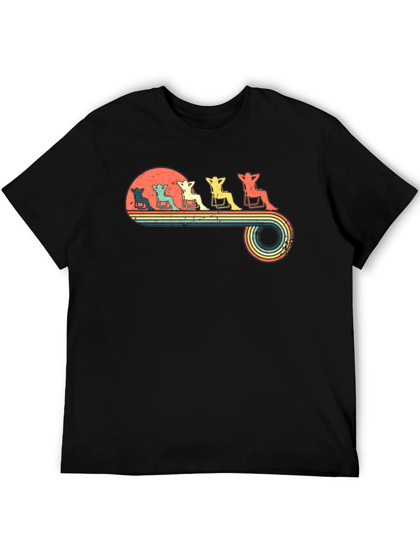 Relaxing Beach Chair Retro T-Shirt