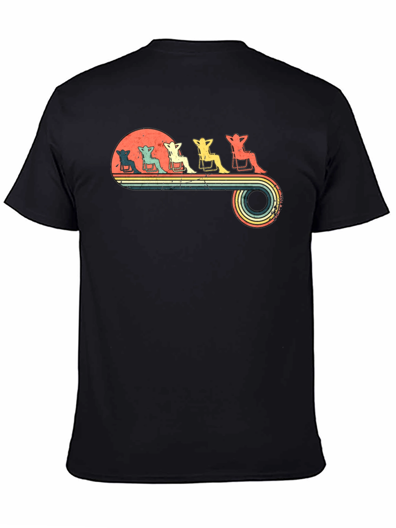 Relaxing Beach Chair Retro T-Shirt