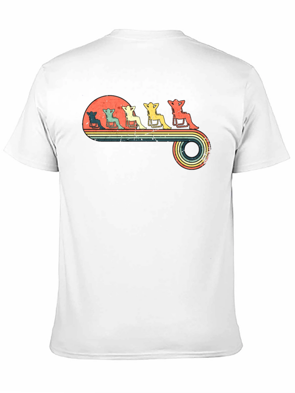 Relaxing Beach Chair Retro T-Shirt