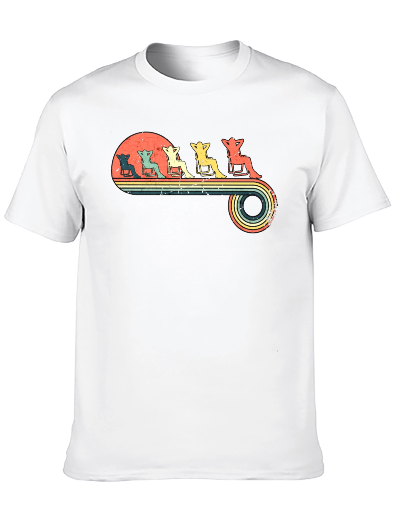 Relaxing Beach Chair Retro T-Shirt
