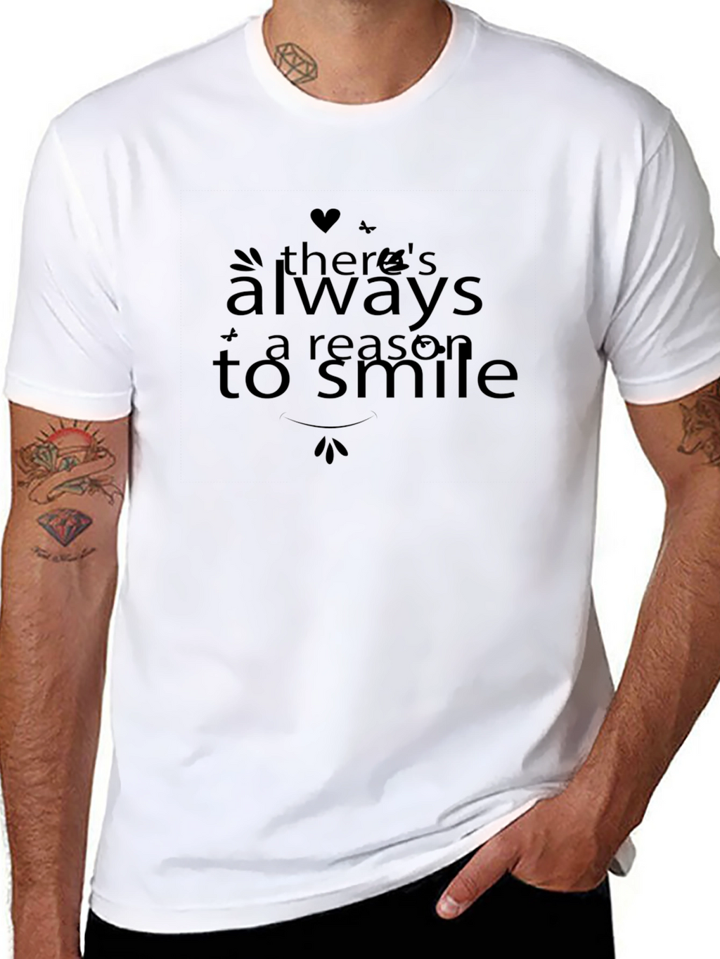 Always A Reason To Smile Graphic T-Shirt