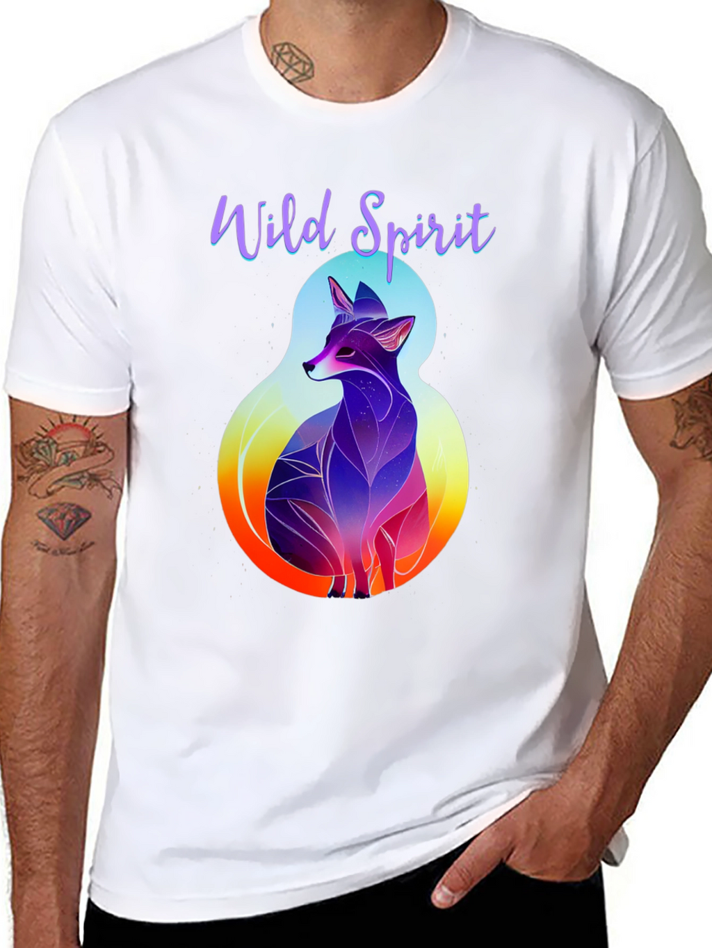 Wild Spirit Fox Graphic Tee - Stylish Casual Wear