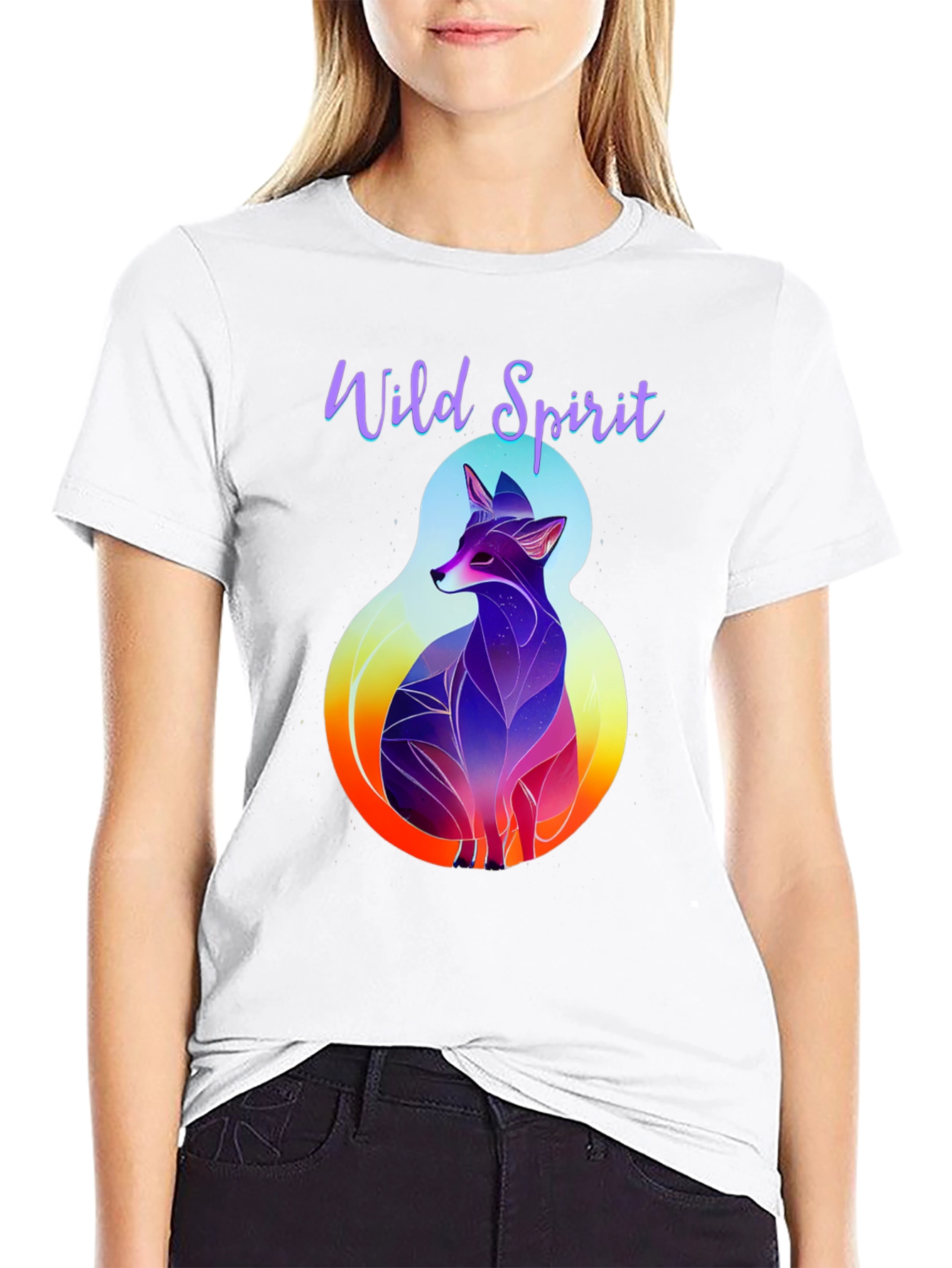 Wild Spirit Fox Graphic Tee - Stylish Casual Wear