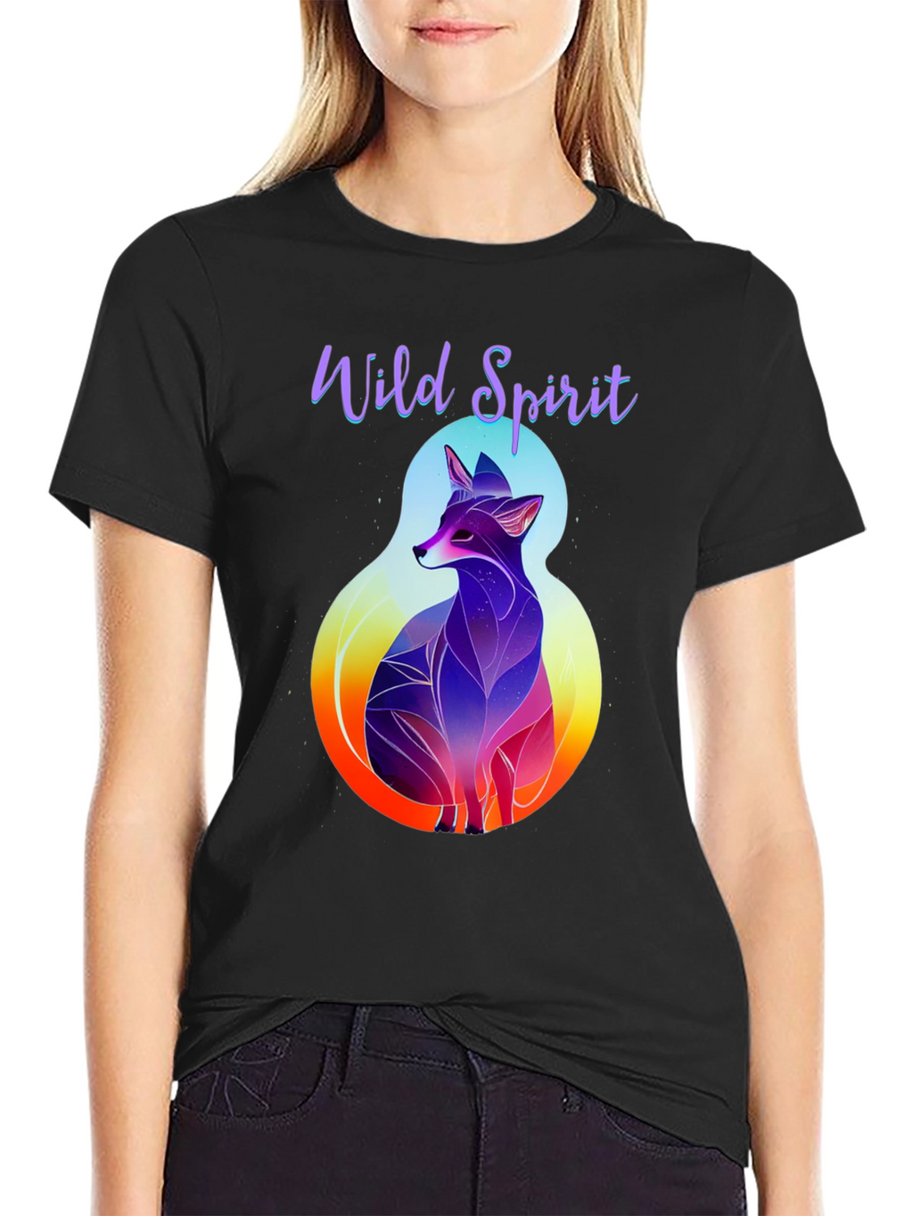Wild Spirit Fox Graphic Tee - Stylish Casual Wear