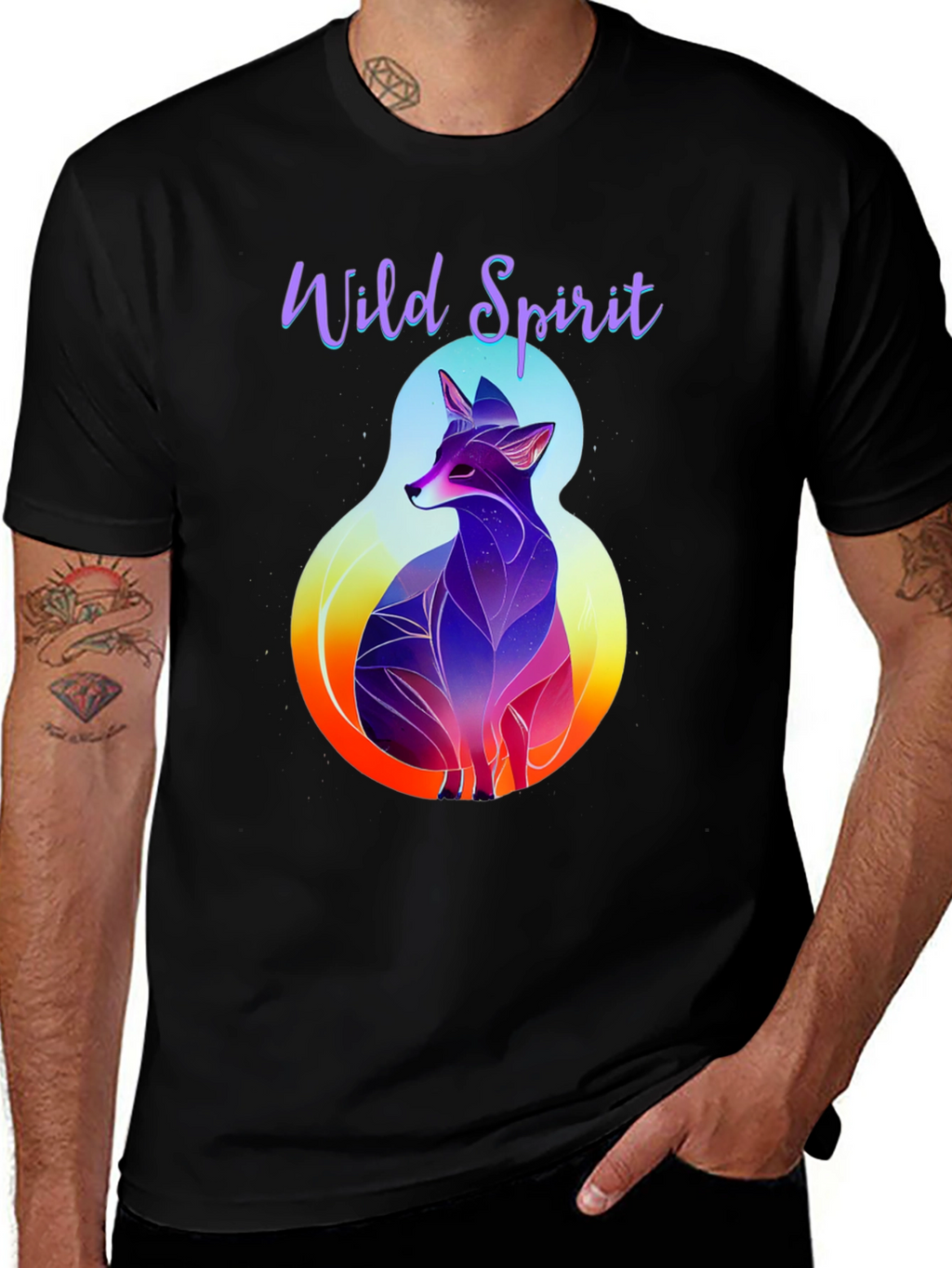 Wild Spirit Fox Graphic Tee - Stylish Casual Wear