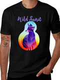 Wild Spirit Fox Graphic Tee - Stylish Casual Wear
