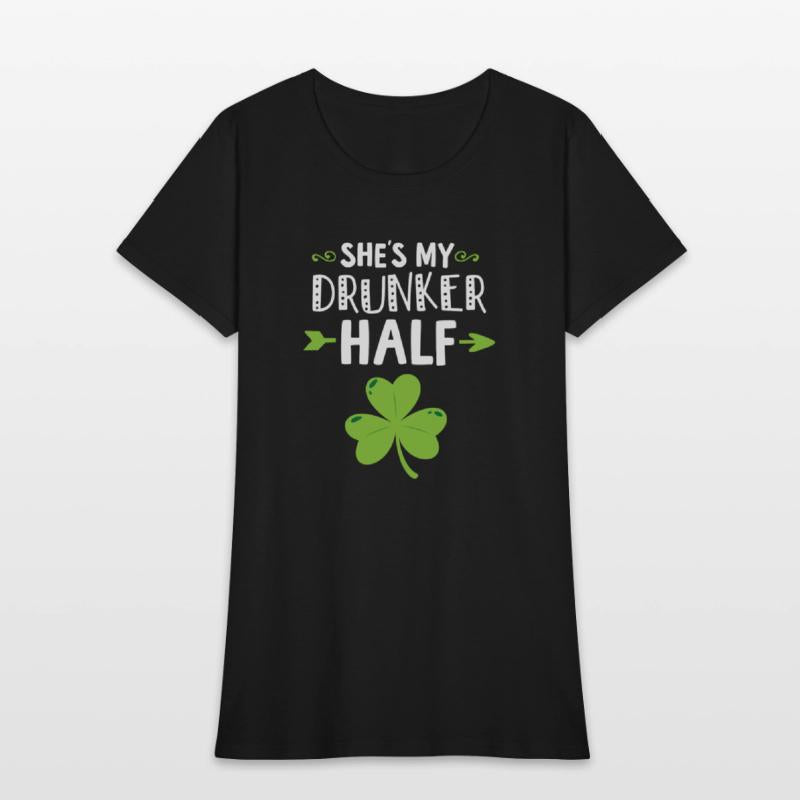 Mens Shes My Drunker Half Couples St Patricks Day