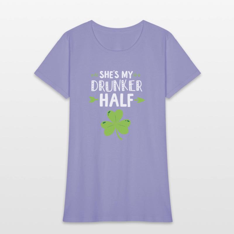 Mens Shes My Drunker Half Couples St Patricks Day